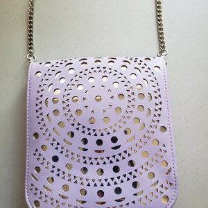 MAX STUDIO Lavender Chain Crossbody Purse